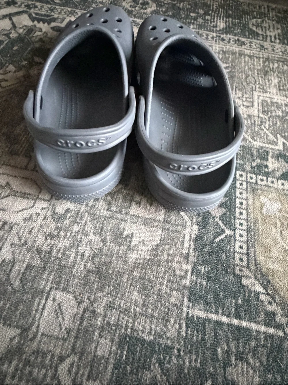 Crocs men’s gray Classic Clogs size 13